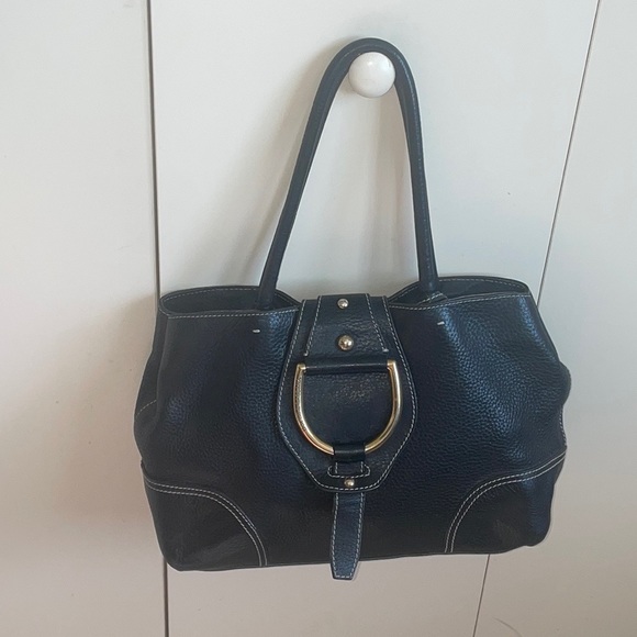 - Dolce and gabbana d ring black leather tote - Picture 2 of 16